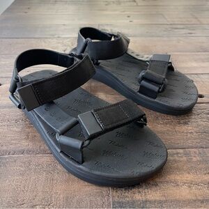 Melissa x Rider Papete Strappy Sandals –Womens Size 7 – Black